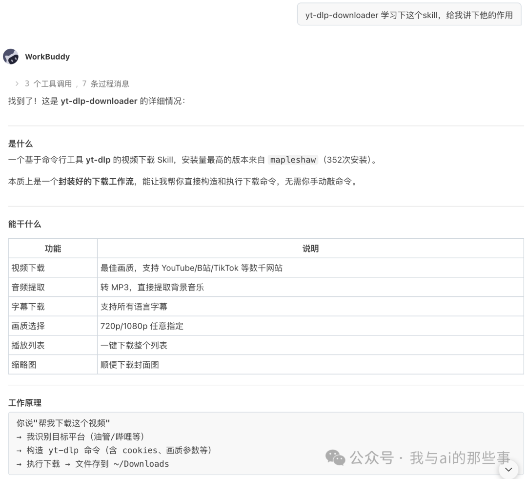 yt-dlp-downloader 技能讲解