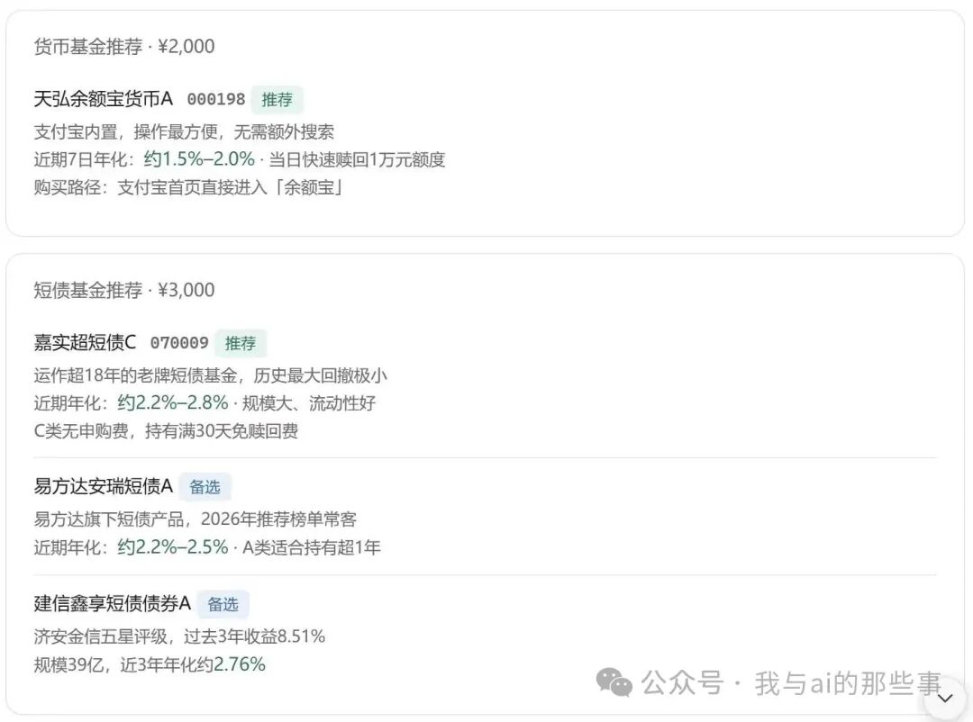短债基金和纯债基金推荐