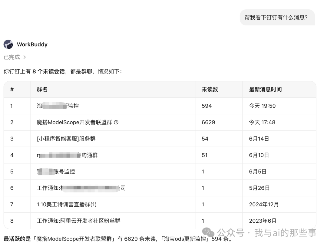 8个未读会话列表